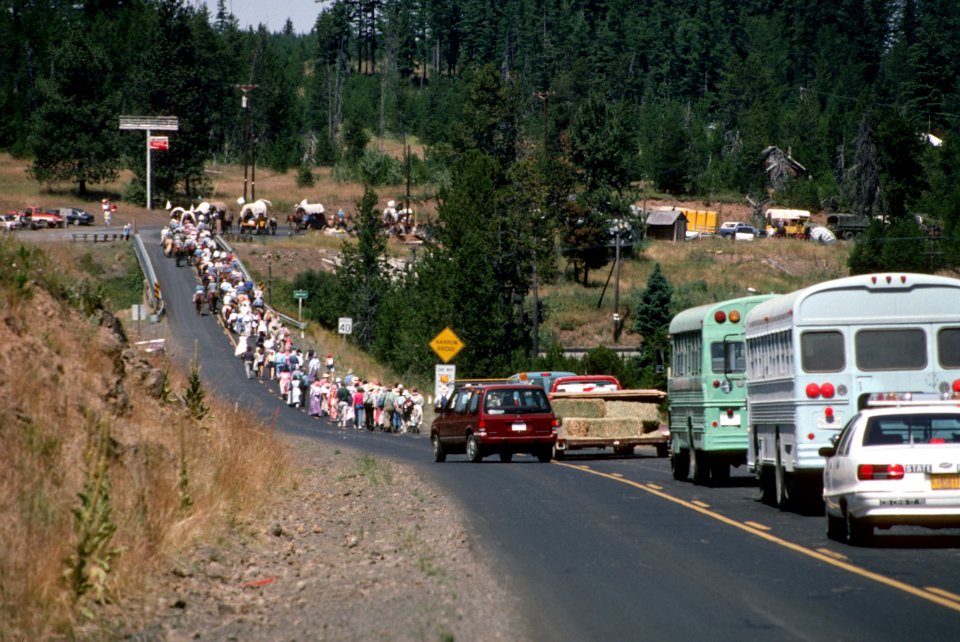 Sesquicentennial celebration of the Oregon Trail, Blue Mountains