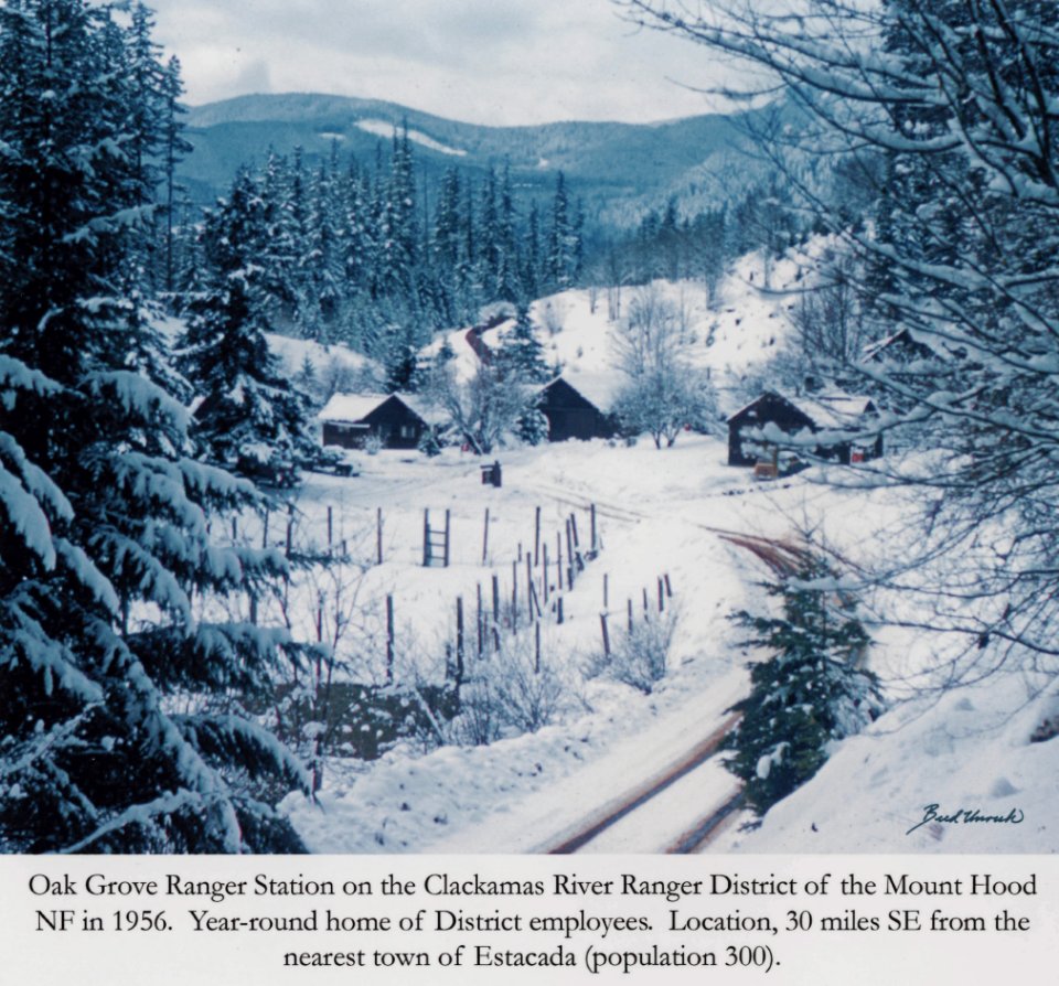 Mt. Hood NF - Oak Grove RS, OR 1956 - Unruh color