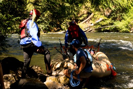 River recreation on the "Wild and Scenic" north Umpqua River