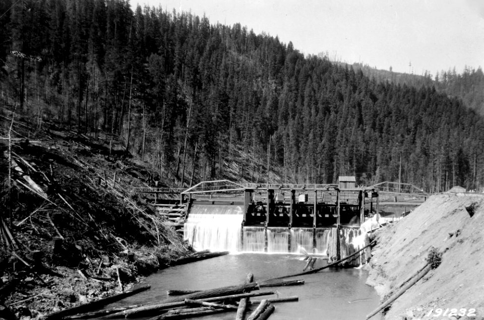 191232 Splash Dam, Western LC on N. Fork Willamette River, Cascade NF