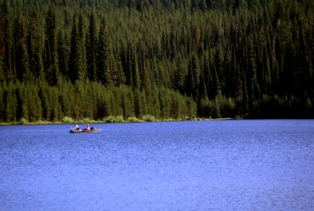 Fishing, Jubilee Lake, Umatilla National Forest