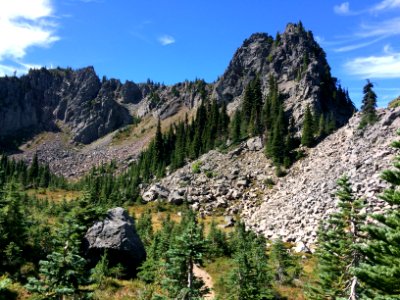 Lemei Rock, Indian Heaven Wilderness on the Gifford Pinchot National Forest photo