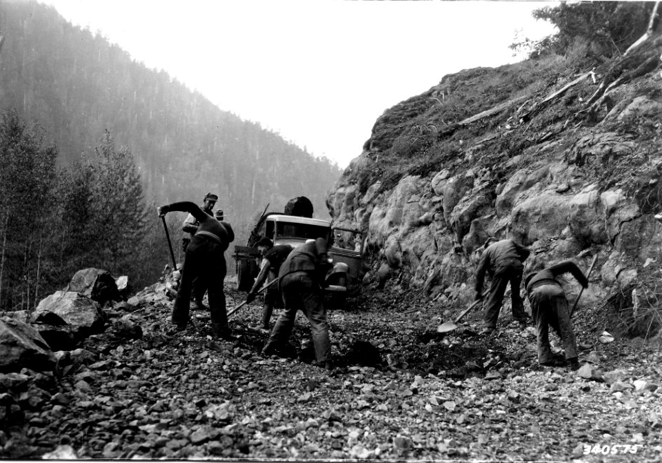 340575 ERA Road Construction, Lake Chushman, Olympic NF, WA