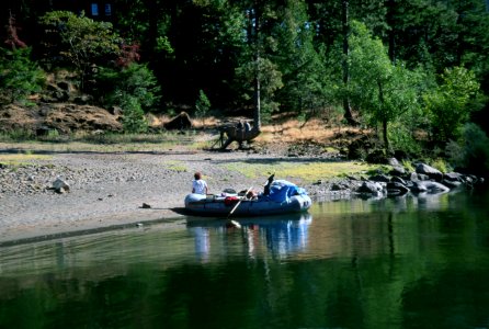 Raft on River Bank, Rogue River-Siskiyou National Forest-2.jpg