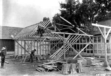 281485 Lakeview Shed, CCC Camp Ingram F-49, Fremont NF, OR 1933 photo