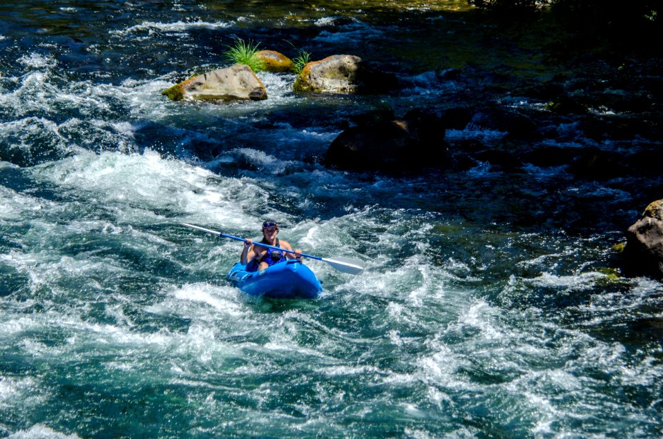 River recreation on the "Wild and Scenic" north Umpqua River