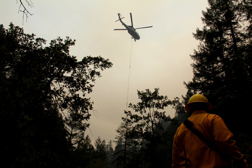 Heli Water Drop Operations