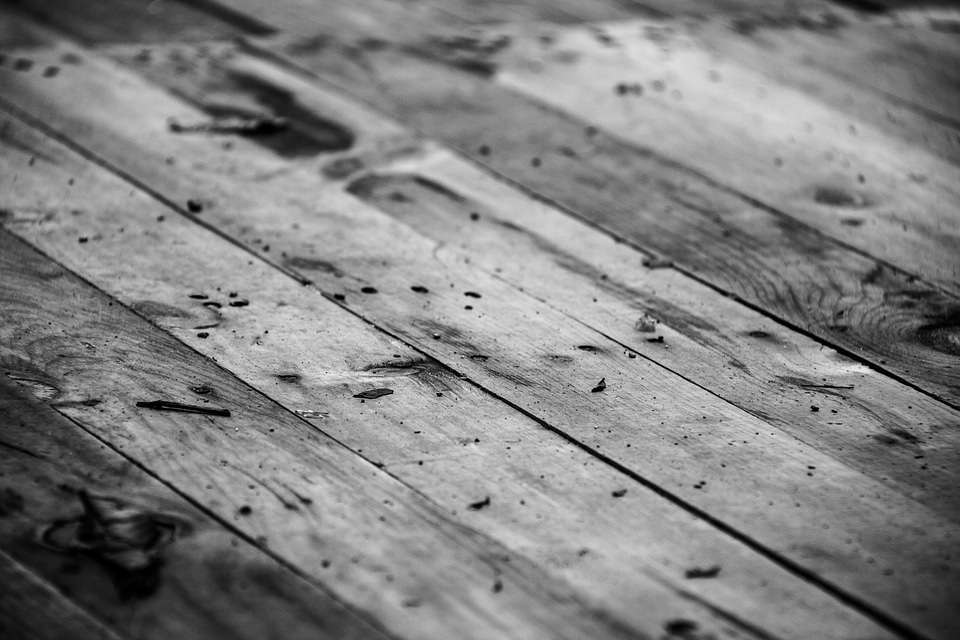 Wood black and white texture