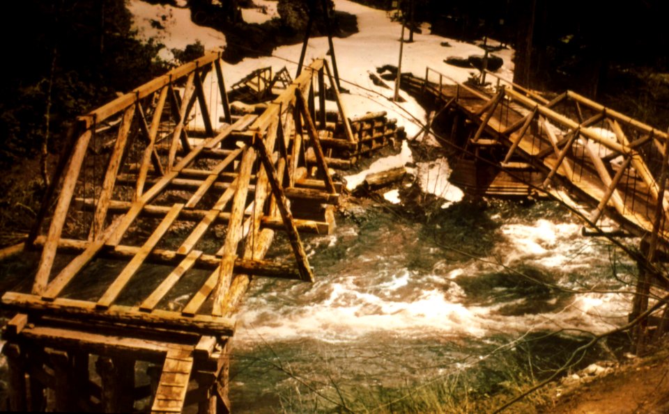 Umpqua NF - Fish Creek Bridge Diamond Lake, OR 1938