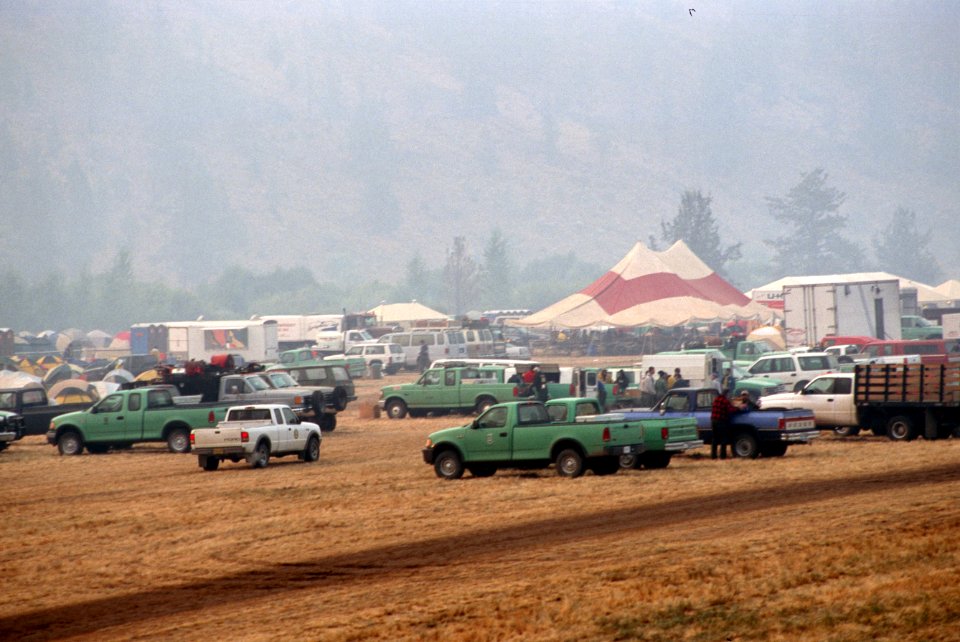 393 Ochoco National Forest Hash Rock Fire camp