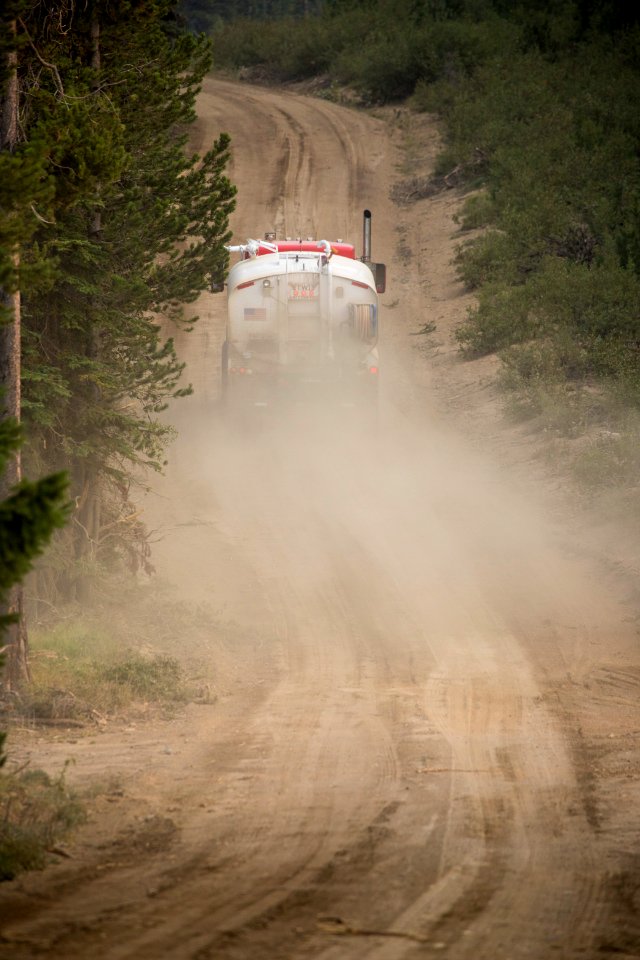 Water Tender and powdery roads (suppression impact and mitigation)