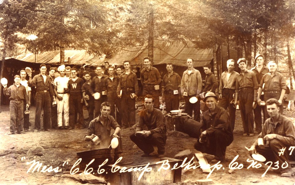 Willamette NF - CCC Camp Belknap near McKenzie Bridge, OR photo