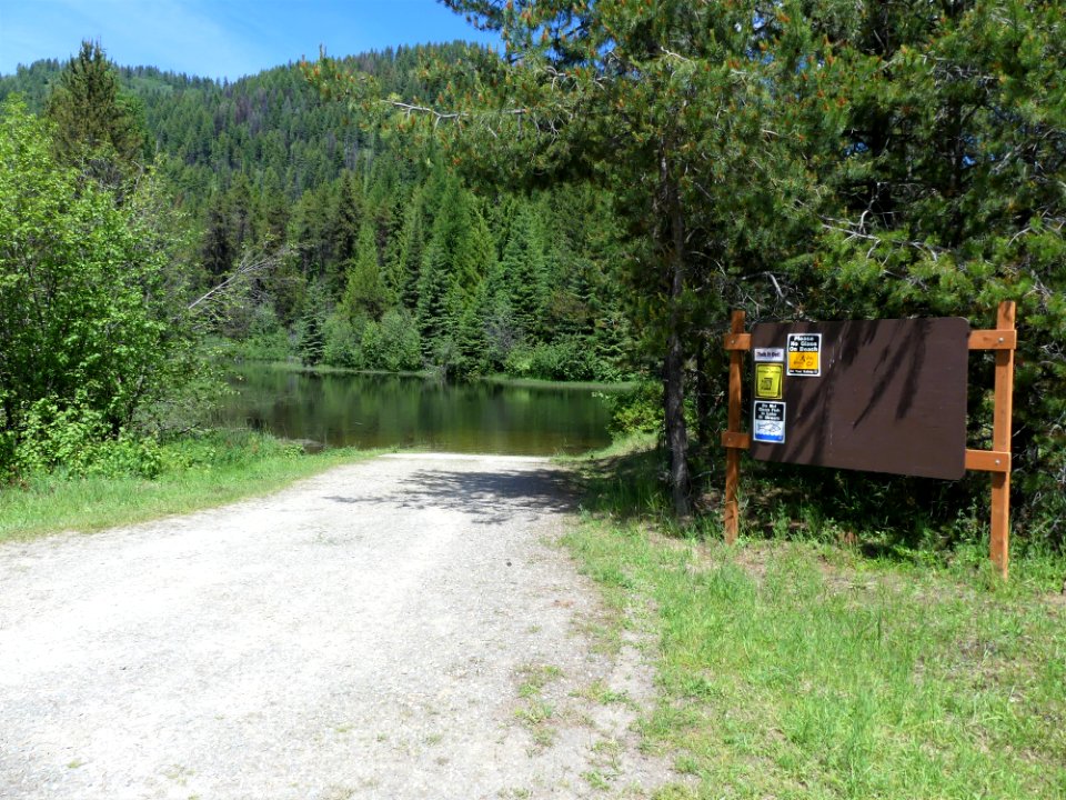 Big Meadow Lake Campground boat launch June 2020 by Sharleen Puckett