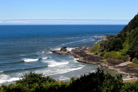 View From Cape Perpetua Visitor Center, Siuslaw National Forest