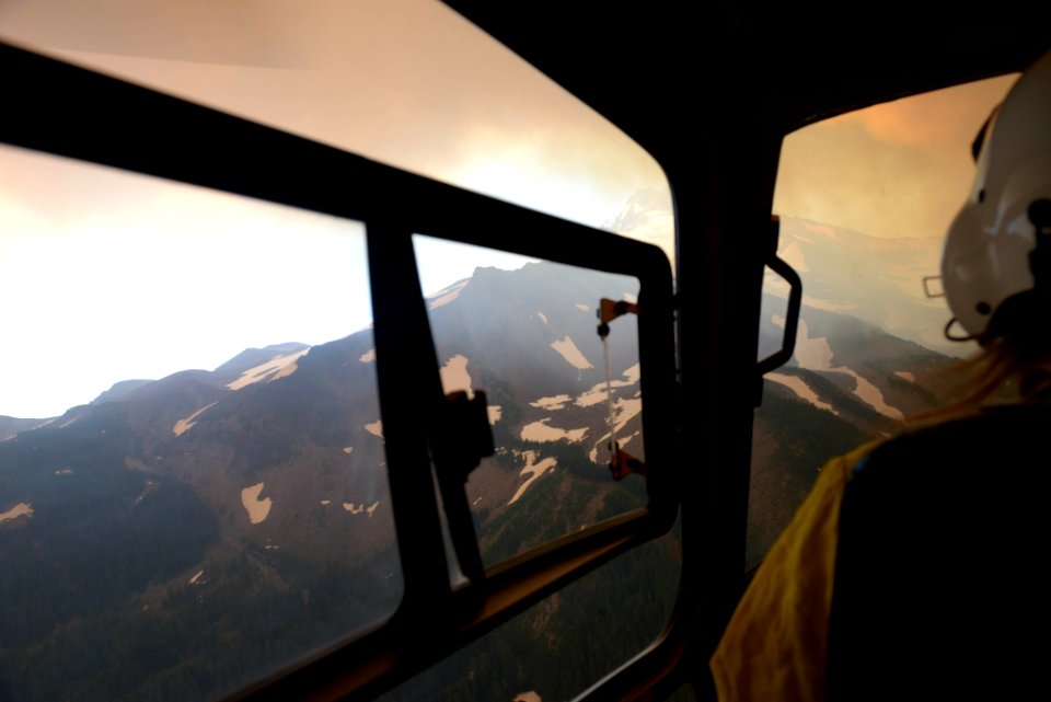 Whitewater Fire, View from Above, 2017