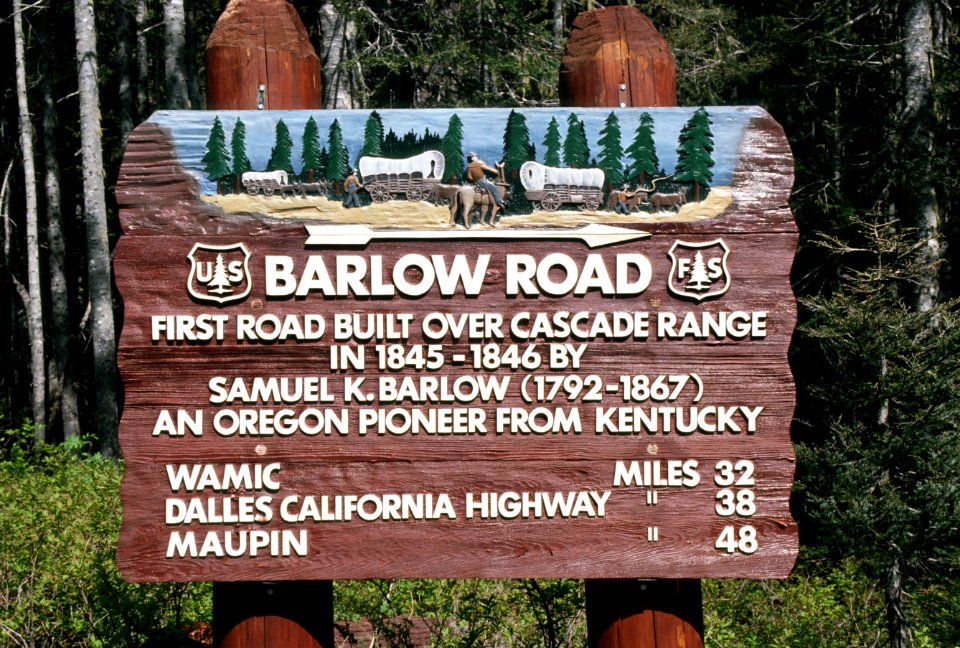 Barlow Road Memorial Sign, Mt Hood National Forest.jpg