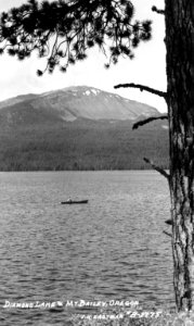 B-1775 Diamond Lake & Mt. Bailey, Oregon photo