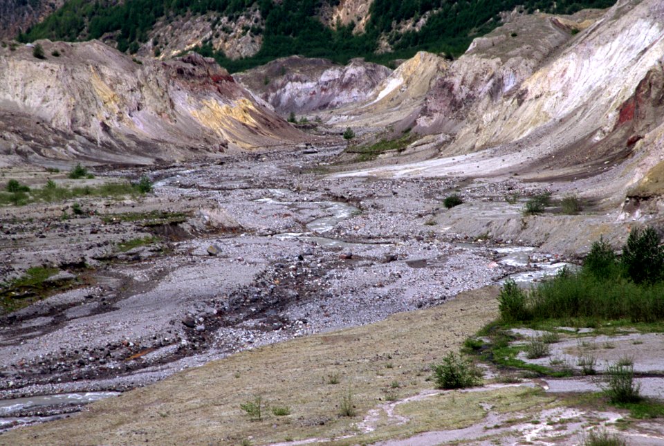 Gifford Pinchot National Forest, Mt St Helens NVM, Toutle River and Hummocks-2.jpg photo