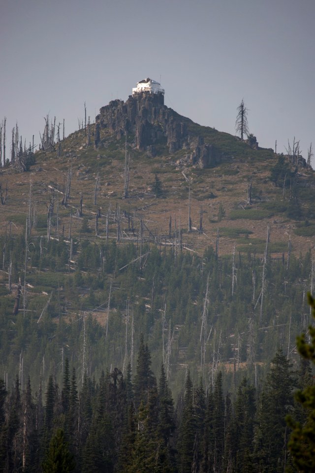 Sugar Loaf Lookout, wrapped in kevlar foil