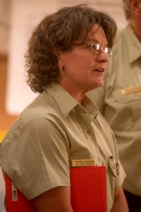 USFS Director of Fire & Aviation Management Shawna Legarza's visit to the ICP in Winthrop, WA