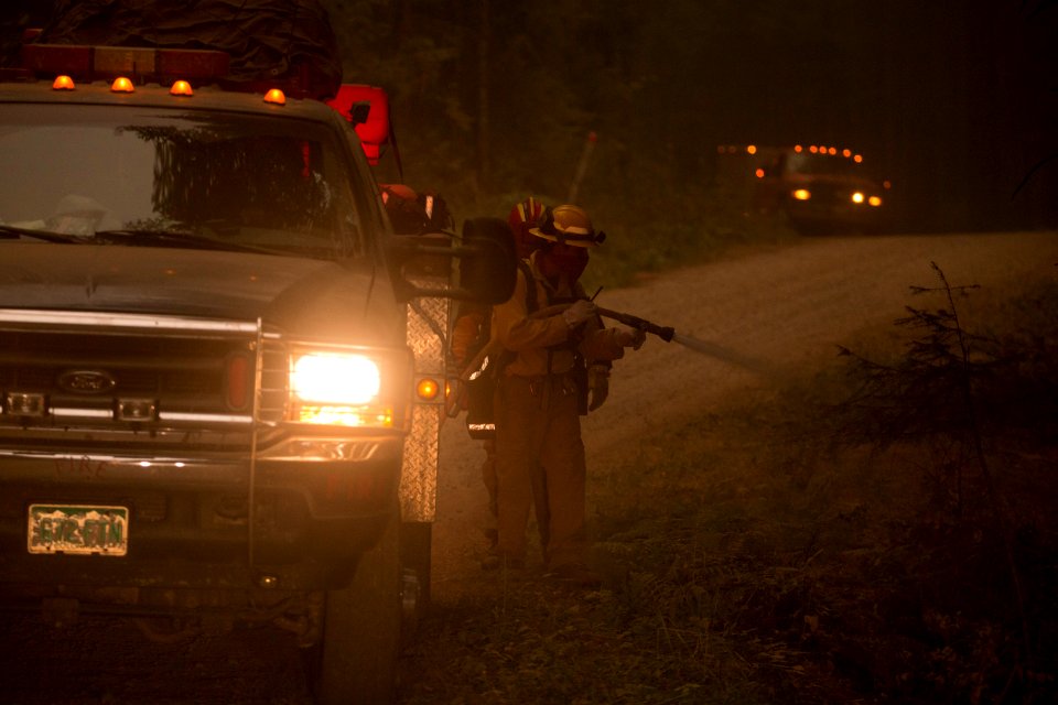 Firefighters, Umpqua National Forest Fires, 2017