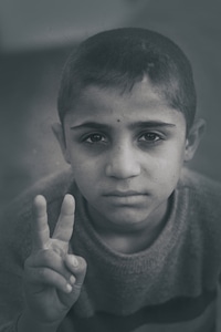 Fingers peace victory
