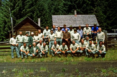 Willamette & Umpqua Mgmt Teams at Fish Lake, OR 1986b