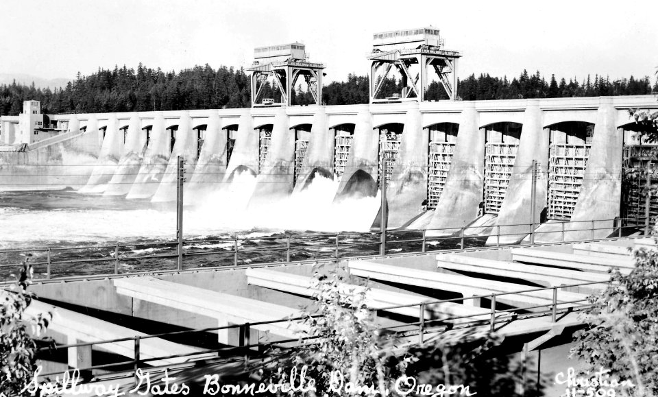 11-509 Spillway Gates Bonneville Dam