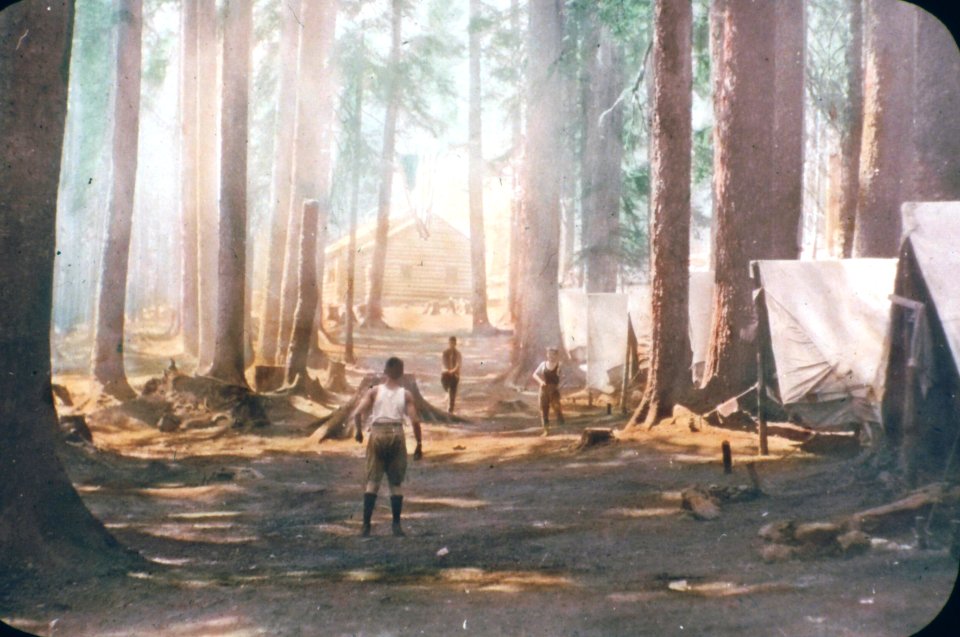 44117A Wahtum Lake Boy Scout Camp, Oregon NF, OR c1920