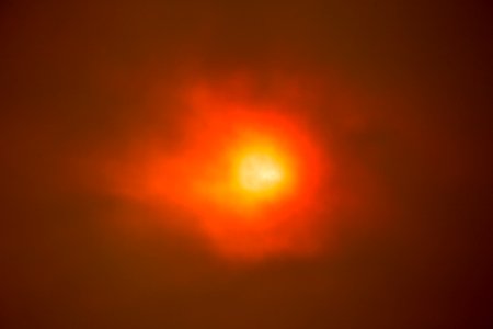 Smoke from Umpqua National Forest Fires, 2017