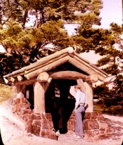 Siuslaw NF - Registry Booth at Siltcoos FC, OR c1925