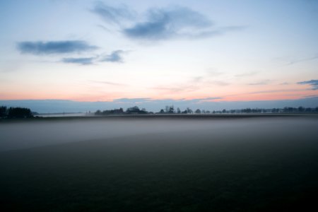 Evening mist photo