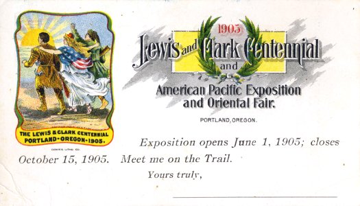 Lewis & Clark Exposition Centennial 1905 photo