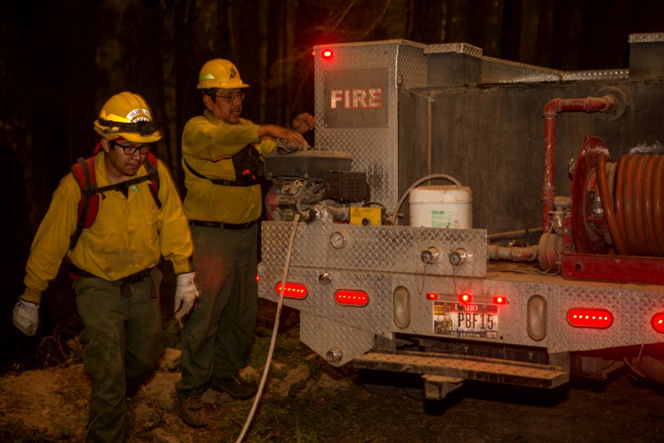 Firefighters, Umpqua National Forest Fires, 2017