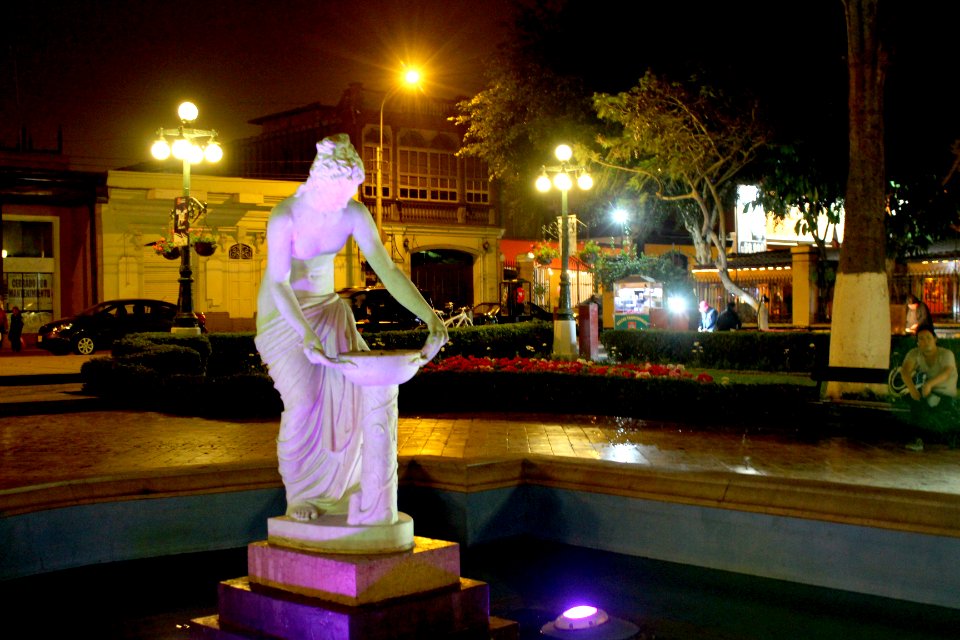 Fuente de la Plaza principal de Barranco