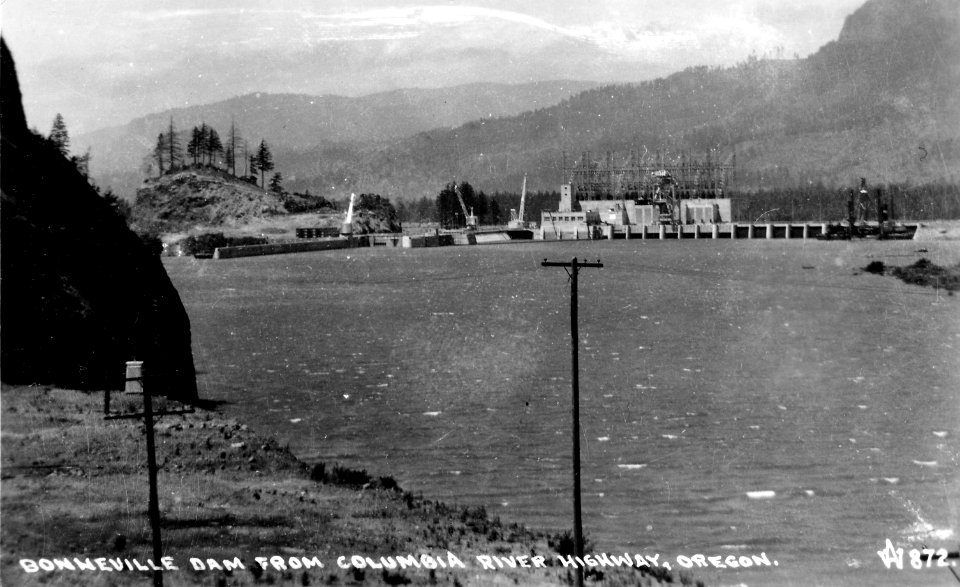 872 Bonneville Dam From CRH by Andrews