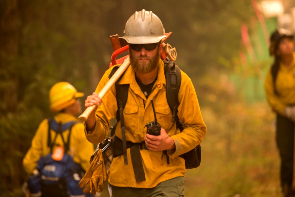 Firefighters, Umpqua National Forest Fires, 2017
