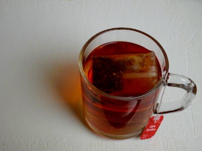 Cup of rooibos tea photo