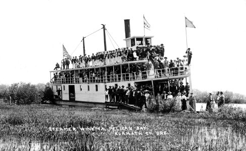 Steamer Winema, Pelican Bay, Klamath Co. Ore photo