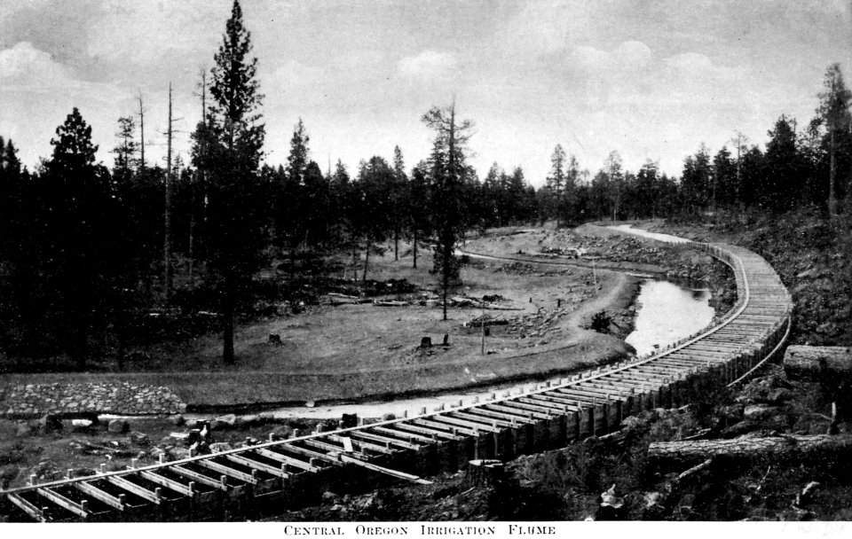 Central Oregon Irrigation Flume