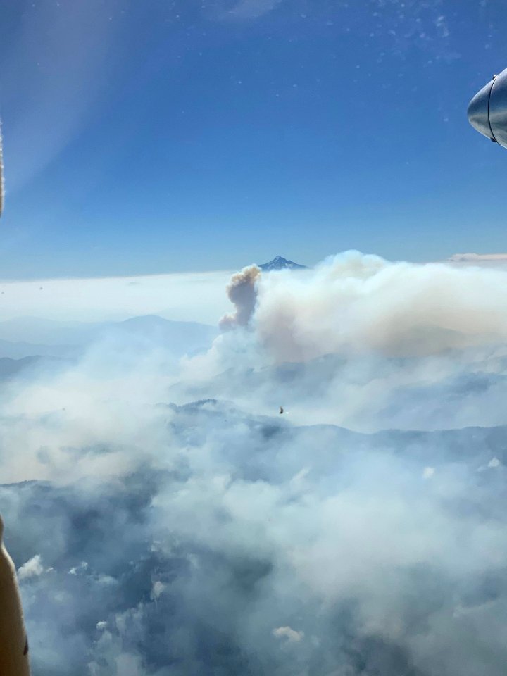 Big Hollow Fire Aerial Image, Credit Bortner