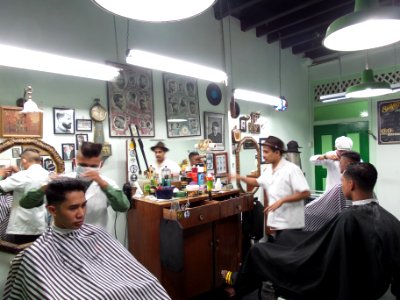Classic barber shop photo