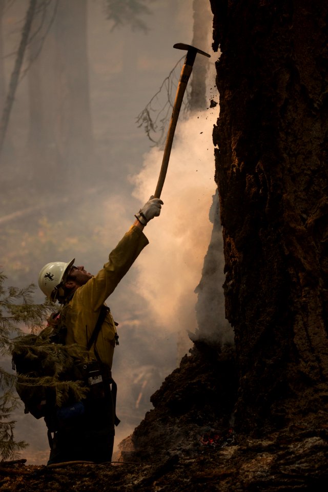 Firefighter, Rattlesnake Fire, 2017