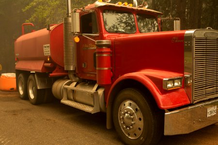 Water truck, Umpqua National Forest Fires, 2017