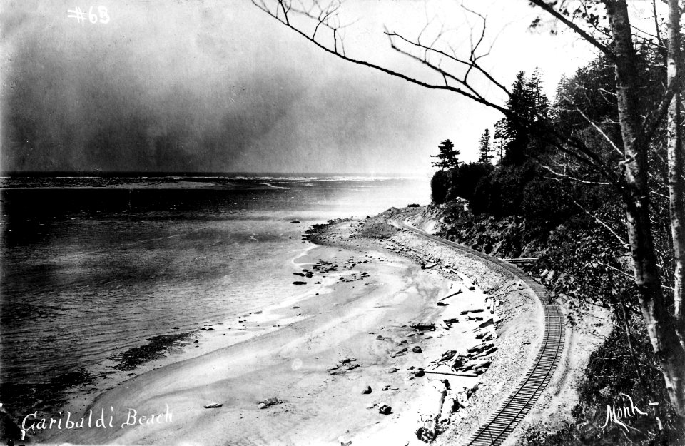 #63 Garibaldi Beach with RR Tracks