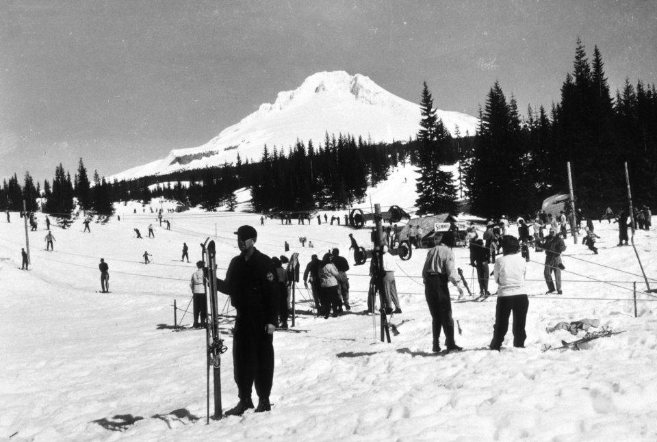 155 Snow ranger at Summit ski area Mt Hood Nat'l Forest