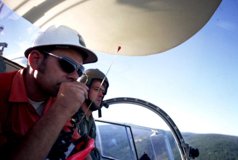 530 Mt Hood National Forest, Skyhook Fire, Dick Buscher scouting fire