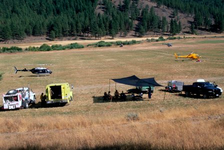 432 Ochoco National Forest Hash Rock Fire camp photo