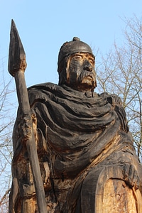 Carved old holzfigur