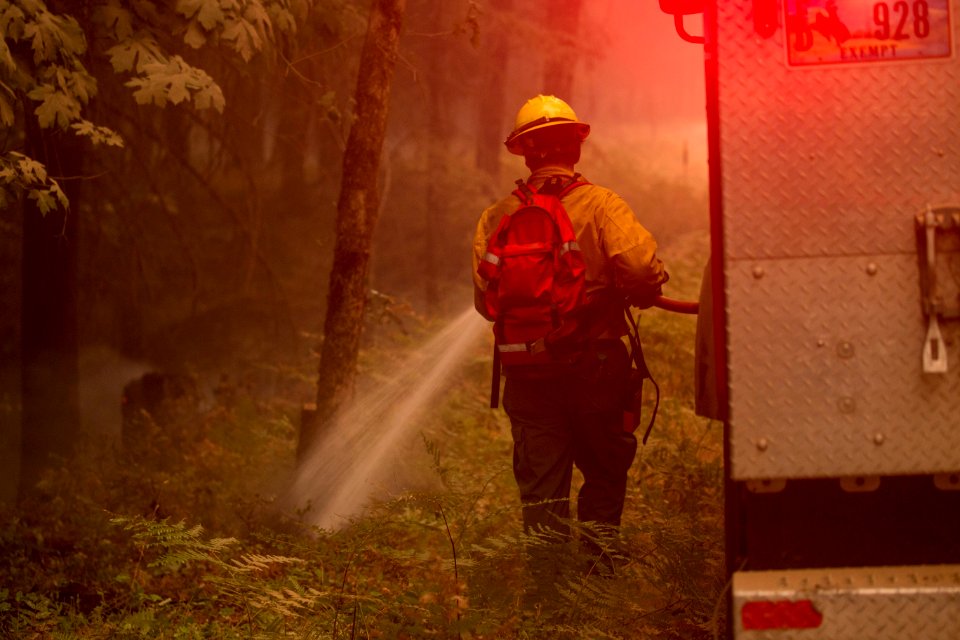 Firefighter, Umpqua National Forest Fires, 2017